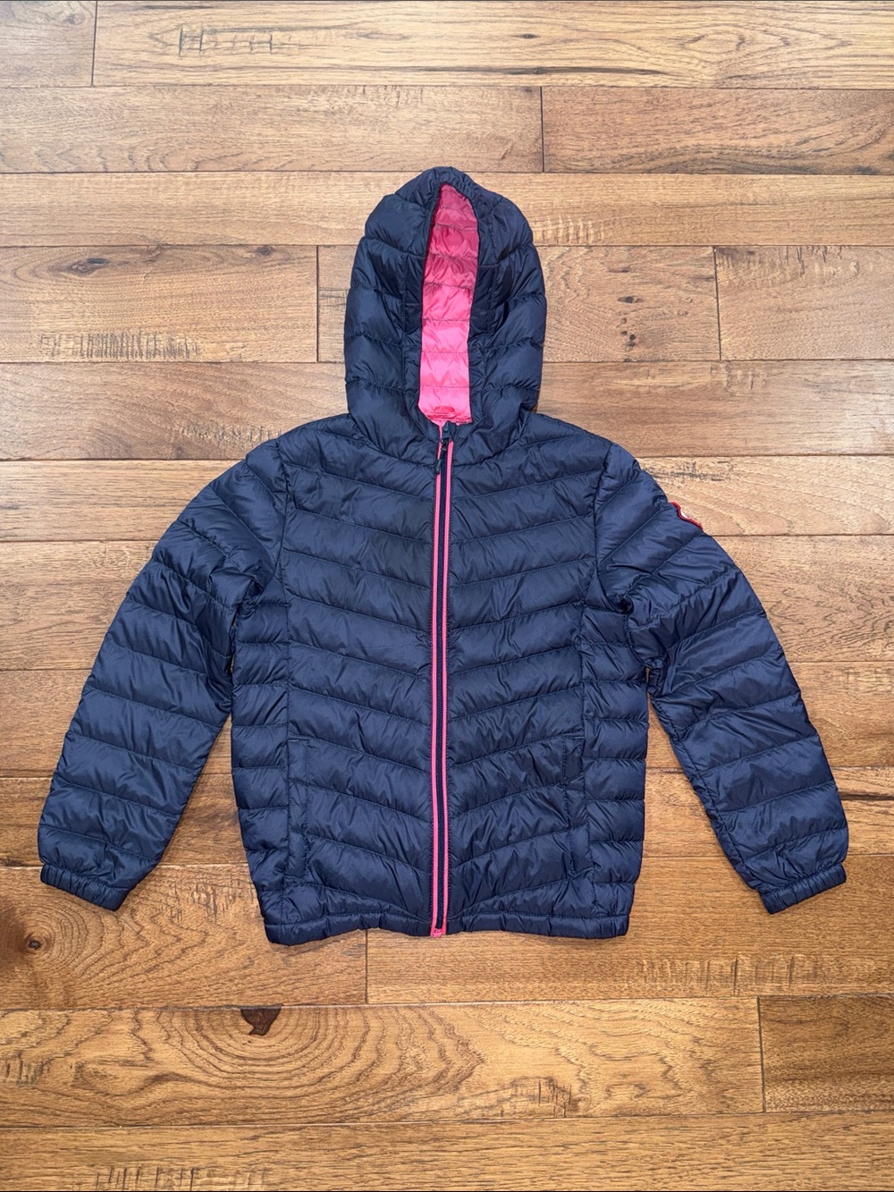 Rokka & Rolla Girls Ultra-Light Down Packable Puffer Jacket Coat - Size M (8)